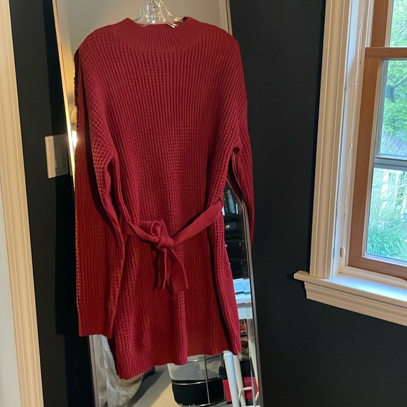 Waffle Knit Sweater Dress l Medium - Picture 2 of 7